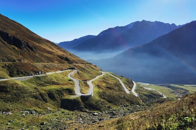 4-Day Swiss Alps Porsche Drive: Interlaken, Furka-Grimsel-Susten - Stein Glacier, Aareschlucht, and Grimsel Pass: rock drama on schedule