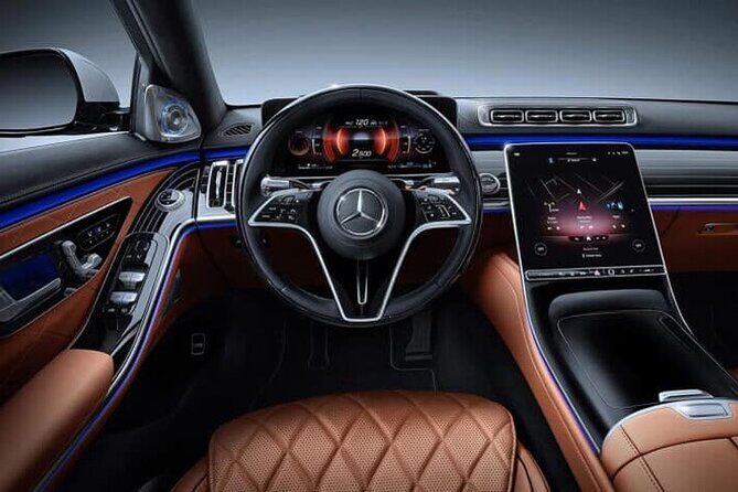 Arrival from Basel Airport BSL to Basel City by Luxury Vehicle - Luxury vehicle choice: V-Class comfort vs S-Class privacy