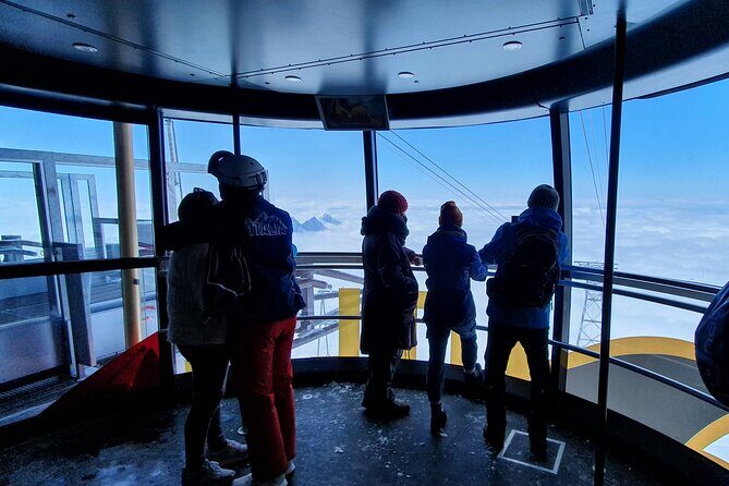 Attraction Ticket: Mt. Titlis by Train and Cableway from Lucerne - Engelberg Cableway to Mt. Titlis: The Aerial Transition