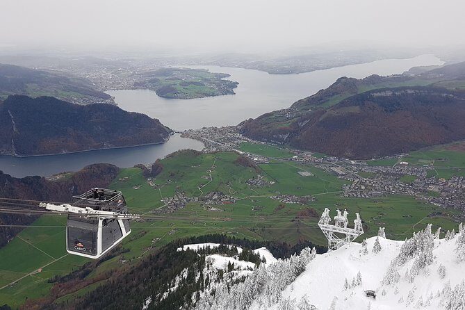 Cabrio Cable Car to Stanserhorn Half-Day Trip from Luzern - Returning to Lucerne: keeping the views going on the train ride