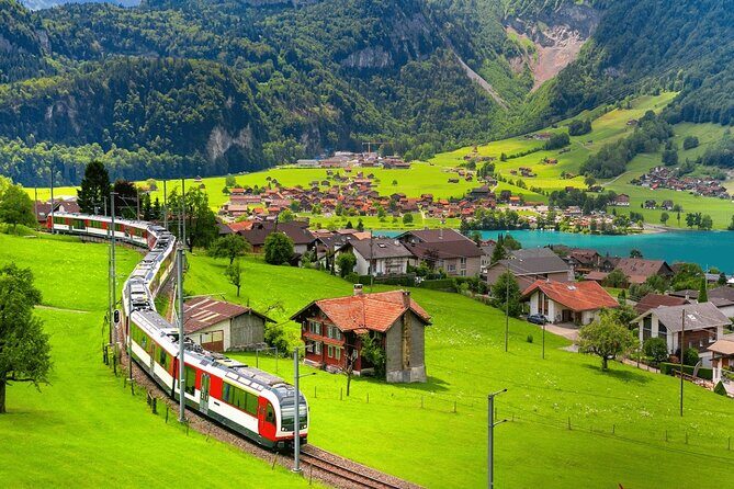 Exclusive Panoramic Train Journey though the Heart of Swiss - Interlaken and the Jungfrau region: Lauterbrunnen and that 300-meter waterfall