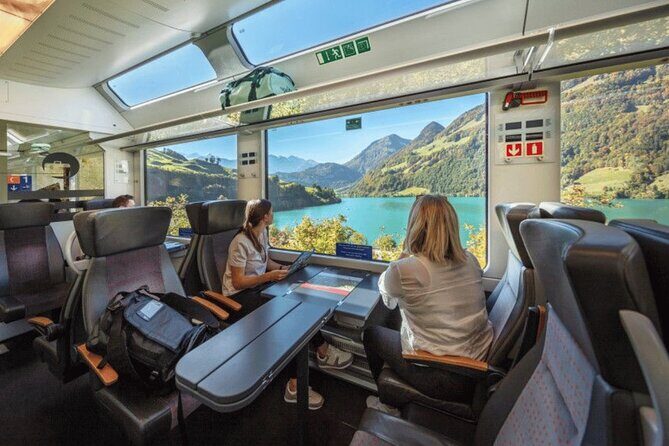 Exclusive Panoramic Train Journey though the Heart of Swiss - Lauterbrunnen valley highlight hour: Staubach Falls and the waterfall feel