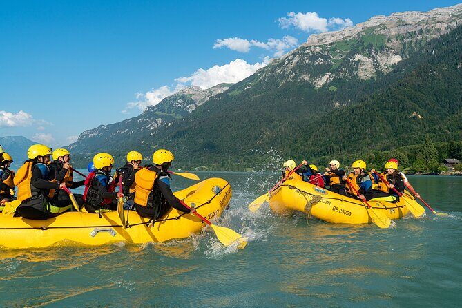 Family Rafting - Getting from Interlaken to the Lütschine: the rhythm of the trip