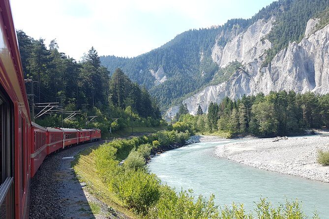 Glacier Express Panoramic Train Round Trip in one Day Private Tour from Luzern - Stops that actually matter: Disentis and Andermatt