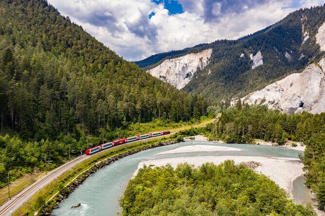 Glacier Express, Swiss Alps & Lucerne Tour | From Basel - Lucerne Old Town: Chapel Bridge and the Lion Monument Walk
