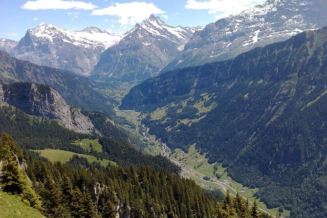 (KTL361) - Interlaken day trip by bus from Lausanne - Harder Kulm: the paid terrace stop with the best payoff