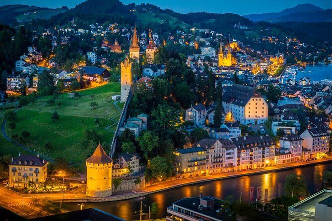 Lucerne by Night Photo Tour - Lucerne Castle stop with lift ticket: higher angles after dark