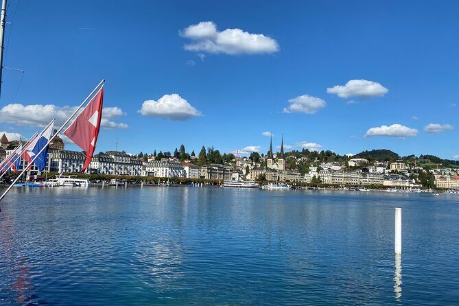 Mt. Pilatus & Lake Lucerne Cruise Small Group Tour | From Basel - Up Mt. Pilatus on the dragon ride cable cart: the view you’ll remember