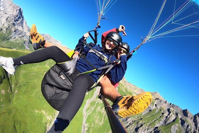 Mürren Lauterbrunnen: Paragliding Panorama Tandem Flights - What Pilot Quality Changes for You (Pablo, Henri, and the Calm Factor)