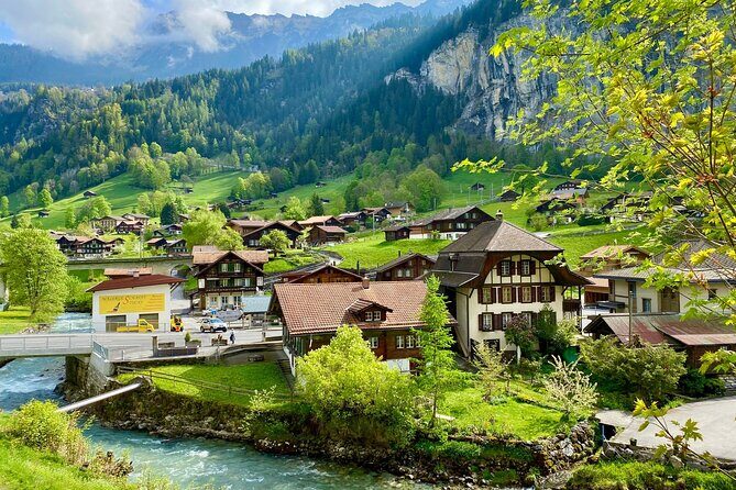 Private Full-Day Tour to Grindelwald Lauterbrunnen Interlaken Mürren from Basel - Gimmelwald village time: calm hamlet energy