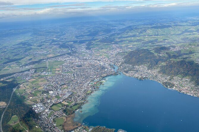 Private helicopter flight to Stockhorn mountain, with view to the Swiss Alps - Emmental flying: cheese valley views from the air