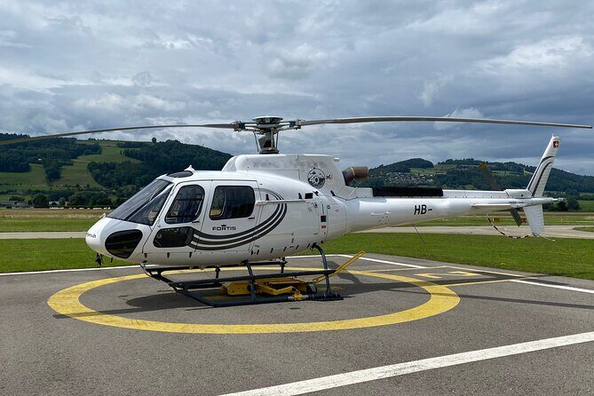 Private helicopter tour to the Swiss Alps - see the Eiger, Monch and Jungfrau - Interlaken from the air: the town squeezed between lakes