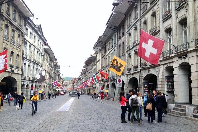 Private Swiss Cheese and Chocolate Tour from Interlaken - Jaun: mountain pass views, waterfall energy, and bakery stops