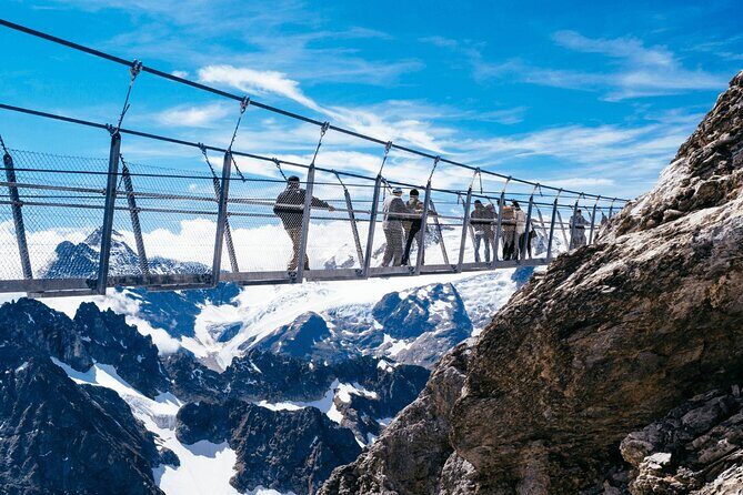 Swiss Alps & Mount Titlis Private Glacier Experience - Mount Titlis Glacier Experience: Rotair, Ice Palace, Cliff Walk, and Views