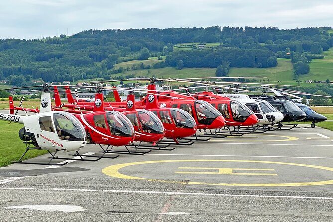 Swiss Capital city helicopter sightseeing tour - the ideal flight to see Berne - Westside Shopping Center’s angles, plus water park and hotel